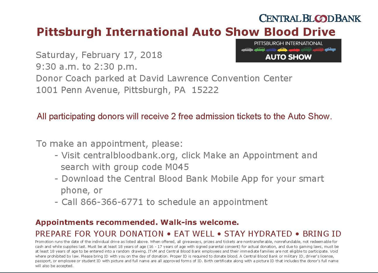 Pittsburgh International Auto Show Events Schedule Pittsburgh Auto Show